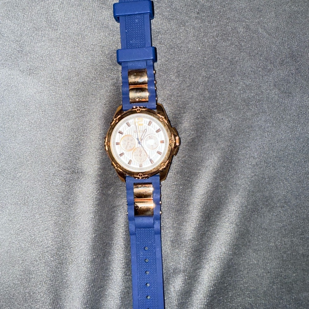 Guess Blue and Gold Women's Watch